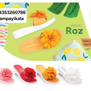 دمپایی دخترانه طرح رز کد18555