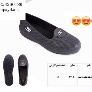 کفش زنانه طرح اسکیچرز مشکی کد 18206