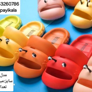 دمپایی بچه گانه طرح حلزونی کد21629