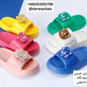 دمپایی بچه گانه طرح نازنین خرسی کد21896