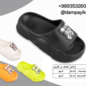 دمپایی پسرانه طرح خرس چراغدار کد21864