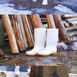 چکمه بلند طرح سفید کد25112