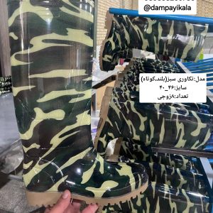 چکمه بلند طرح تکاوری سبز کد25104