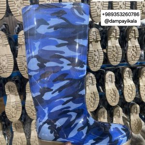 چکمه بلند طرح تکاوری آبی کد25103