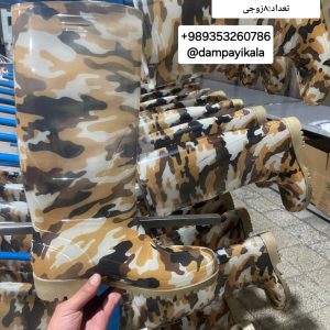 چکمه بلند طرح تکاوری خاکی کد25101