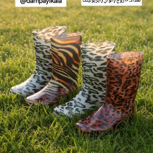 چکمه زنانه طرح پلنگی کد25400