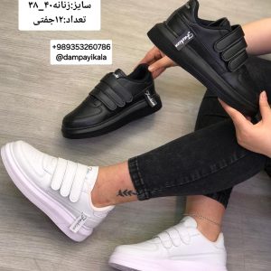 کتانی زنانه طرح ونس سه چسب کد25498