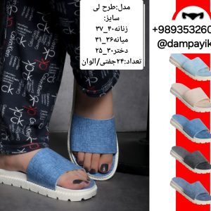 دمپایی زنانه طرح لی کد25538