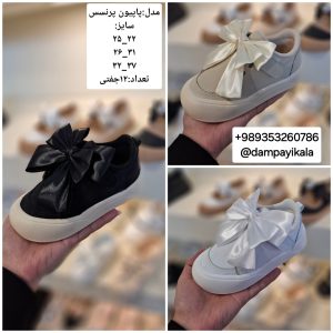 کفش دخترانه طرح پاپیون پرنسس کد25589